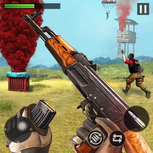 ロゴ Elite Hunter Sniper Shoot 3d 記号アイコン。