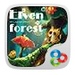 Le logo Elven Forest Icône de signe.