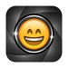 presto Emoji Camera Icona del segno.