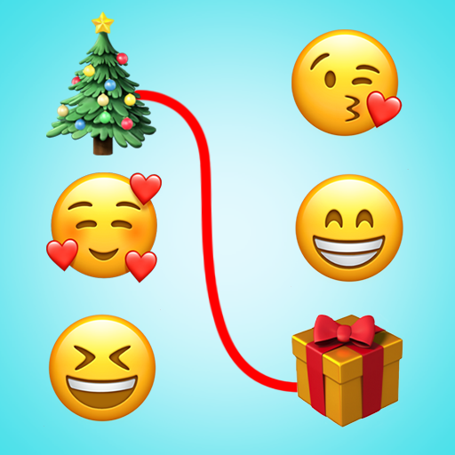 商标 Emoji Puzzle Fun Emoji Game 签名图标。