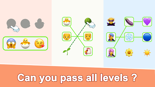 Image 5Emoji Puzzle Fun Emoji Game Icône de signe.