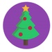 Le logo Emoticonos Navidad Icône de signe.