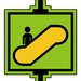 Le logo Escalevator Icône de signe.