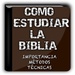 Le logo Estudiar La Biblia App Icône de signe.