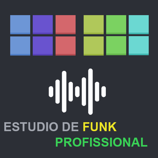 Le logo Estudio De Funk Profissional Icône de signe.