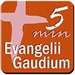 Le logo Evangelii Gaudium 5 Min Icône de signe.