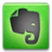 Le logo Evernote For Android Wear Icône de signe.