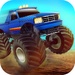 Logo Extreme Monster Truck Driver Icon