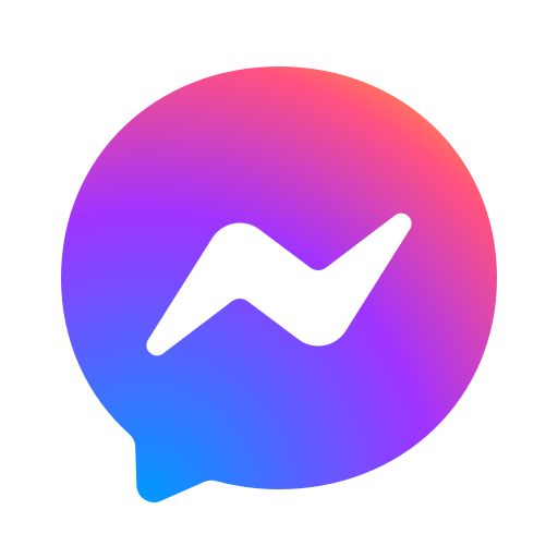 Le logo Facebook Messenger Icône de signe.