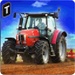 ロゴ Farm Tractor Simulator 3d 記号アイコン。