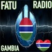 ロゴ Fatu Gambia Radio Network 記号アイコン。