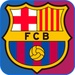 商标 Fc Barcelona Fondos 签名图标。