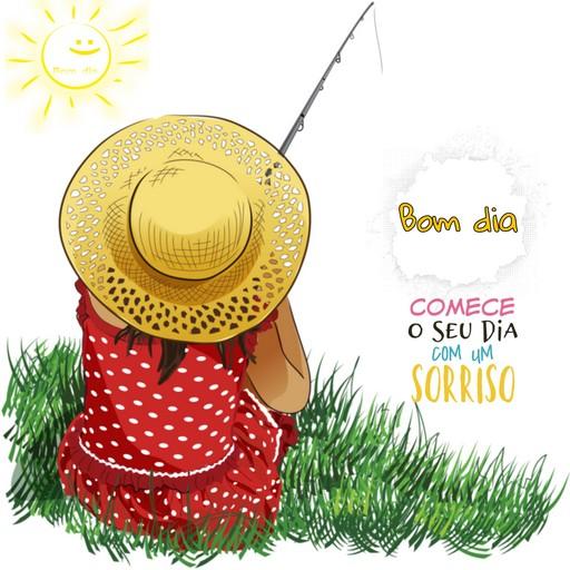 ロゴ Figurinhas de Bom Dia, Boa Tarde 記号アイコン。