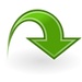 Le logo File Shortcut Icône de signe.