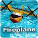 Le logo Fire Plane Icône de signe.