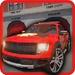Le logo Fire Truck Parking 3d 2 Icône de signe.