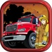 presto Firefighter Simulator 3d Icona del segno.