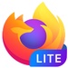 Le logo Firefox Lite Icône de signe.
