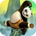 ロゴ Flappy Kung Fu Panda 3 記号アイコン。