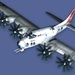 presto Flight Sim 3d Icona del segno.