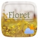 Le logo Floret Style Go Weather Ex Icône de signe.