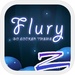 ロゴ Flury Theme 記号アイコン。
