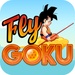 Le logo Fly Goku Super Adventurer Icône de signe.