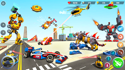 Image 1Flying Tiger Robot Car Games Icon