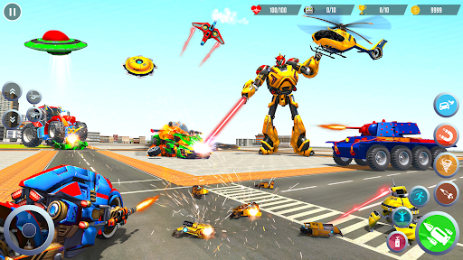 Image 2Flying Tiger Robot Car Games Icon