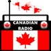 商标 Fm Canadian Radio Top 签名图标。
