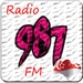 商标 Fm Radio Singapure 签名图标。