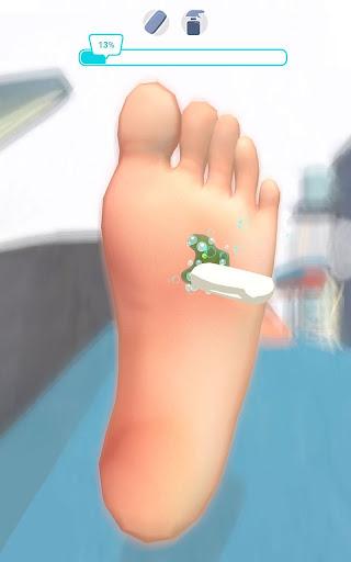 画像 4Foot Clinic Asmr Feet Care 記号アイコン。