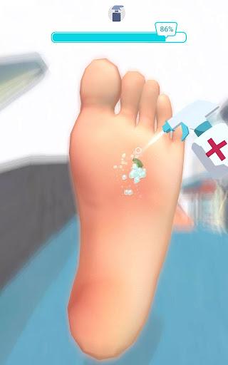 画像 6Foot Clinic Asmr Feet Care 記号アイコン。