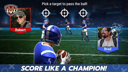 immagine 0Football Battle Touchdown Icona del segno.
