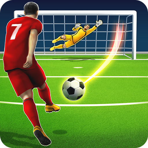 Le logo Football Strike Online Soccer Icône de signe.
