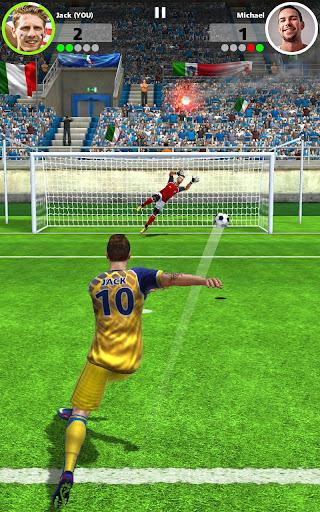 Image 4Football Strike Online Soccer Icône de signe.