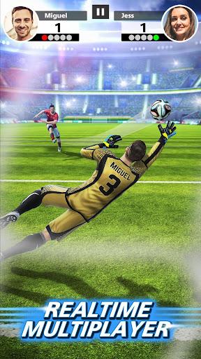 Image 6Football Strike Online Soccer Icône de signe.