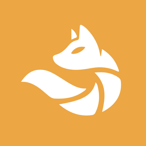ロゴ Fox VPN - Safe Speed Proxy 記号アイコン。