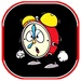 presto Free Alarm Clock For Sleepers Icona del segno.