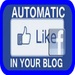 商标 Free Facebook Auto Liker 签名图标。
