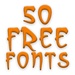 Logo Free Fonts 50 Pack 24 Icon