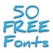 Logo Free Fonts 50 Pack 9 Icon
