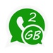 Le logo Free GBWhatsApp 2 Icône de signe.