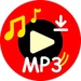 ロゴ Free Mp3 Music Loader Free Music Player 記号アイコン。