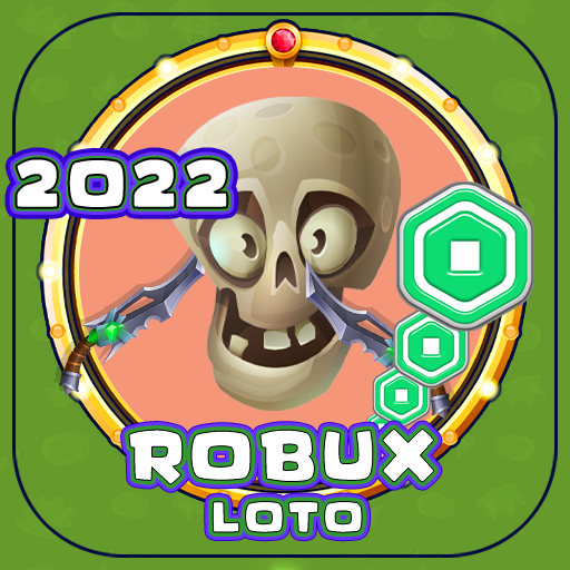 商标 Free Robux Loto 2022 R Merg 签名图标。