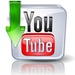 商标 Free Youtube Video Downloader 签名图标。