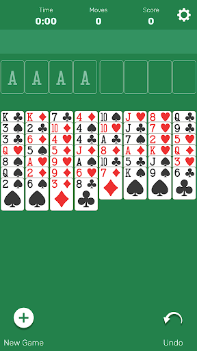 Image 0Freecell Classic Card Game Icône de signe.