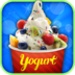 Le logo Frozen Yogurt Icône de signe.