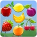 Le logo Fruit Matching Icône de signe.