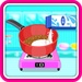 Le logo Fruit Tart Cooking Games Icône de signe.